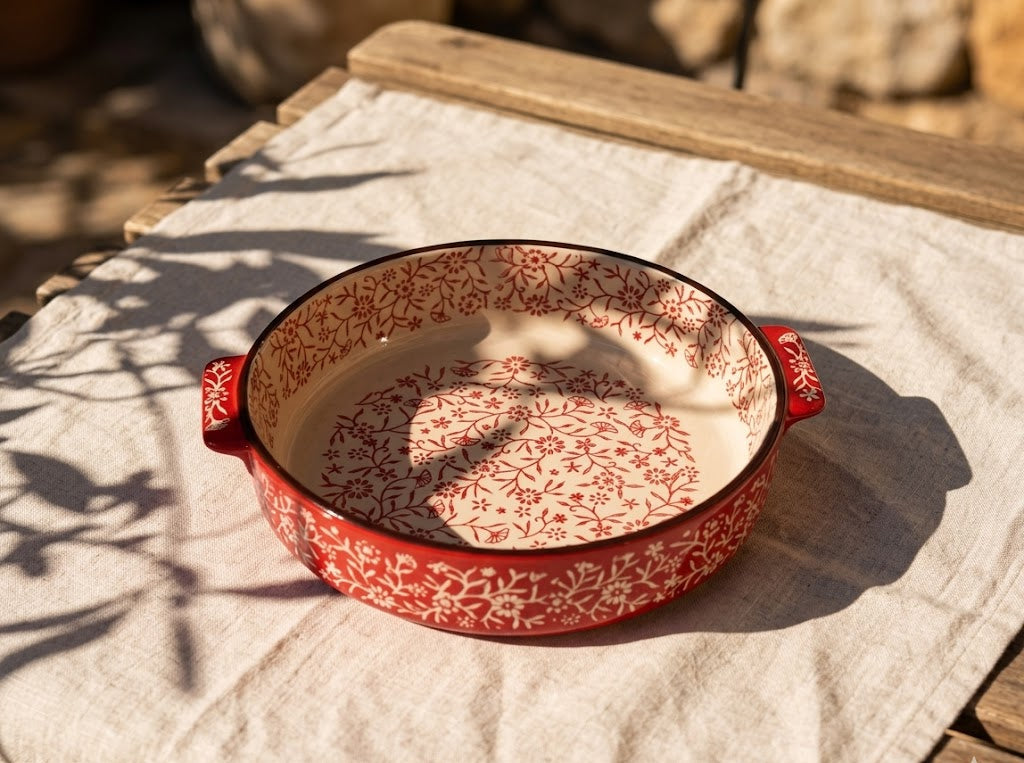 Medium Round Porcelain Casserole