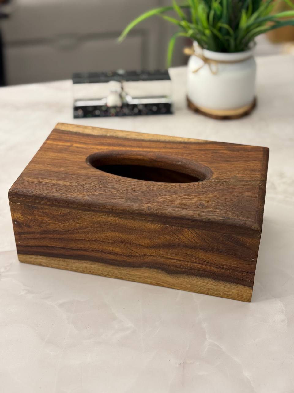 Wooden Tissue Box