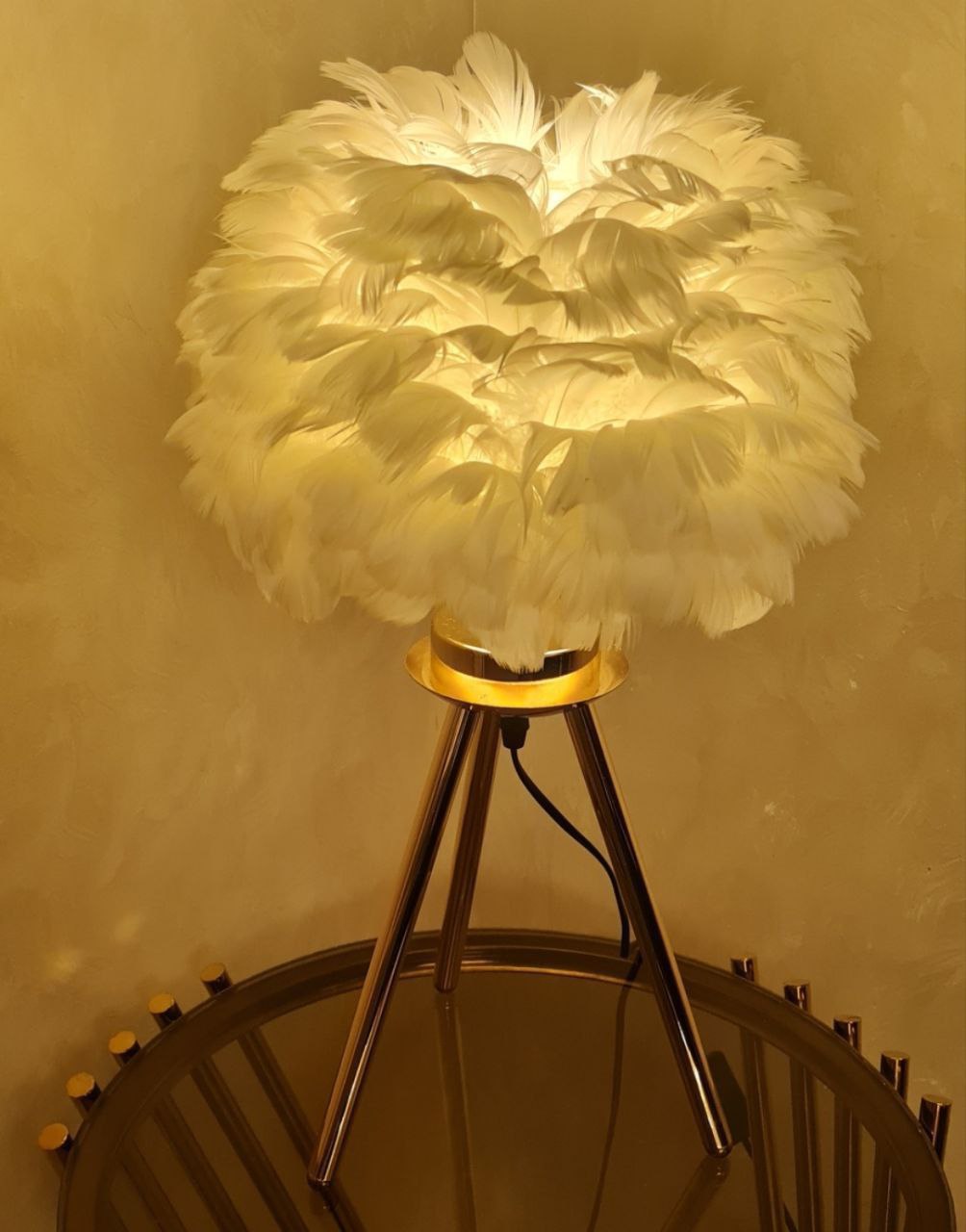 Feather Lamp