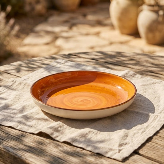 Round Porcelain Dish
