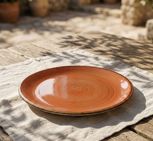 Flat Porcelain Plate
