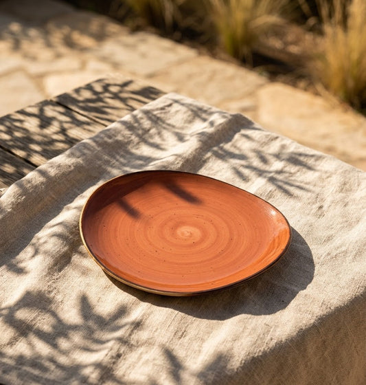 Flat Porcelain Plate