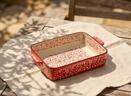 Medium Regcatngular Porcelain Casserole